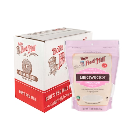 Bobs Red Mill Natural Foods Bob's Red Mill Gluten Free Arrowroot Starch Flour 16 oz. Bag, PK4 1030S164